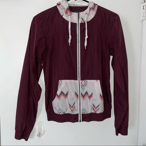 Zumiez: Empyre Burgundy Windbreaker SZ S